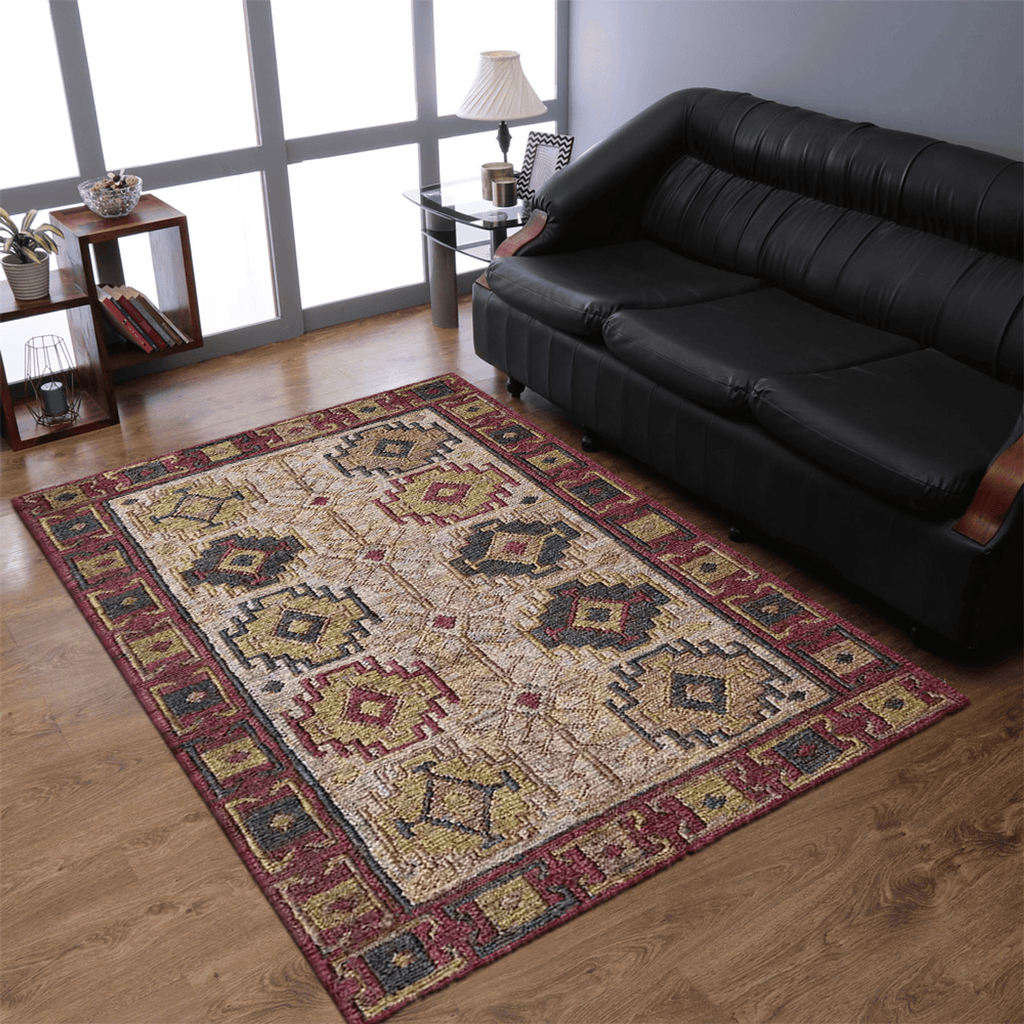 Rugsotic Hand Knotted Sumak Jute Eco-Friendly Area Rug Get My Rugs LLC