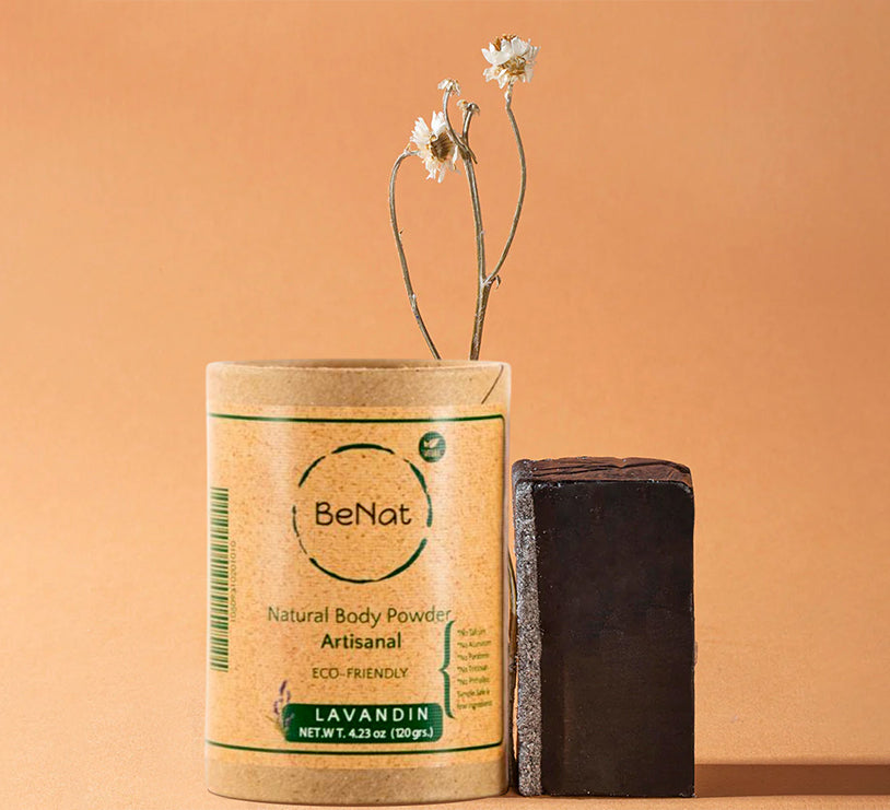 All-Natural Body Powder. Eco-Friendly. BeNat