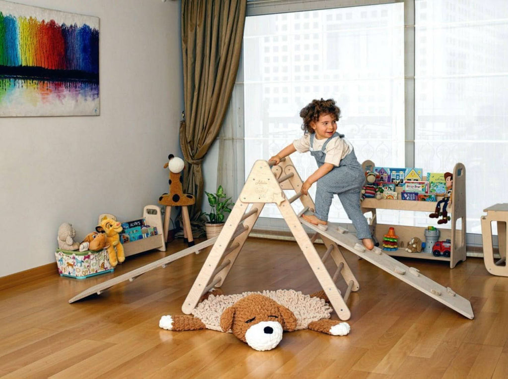 Climbing Triangle - Arch Rocker - XL Pillow and Ramp / 4 Pieces Set-3