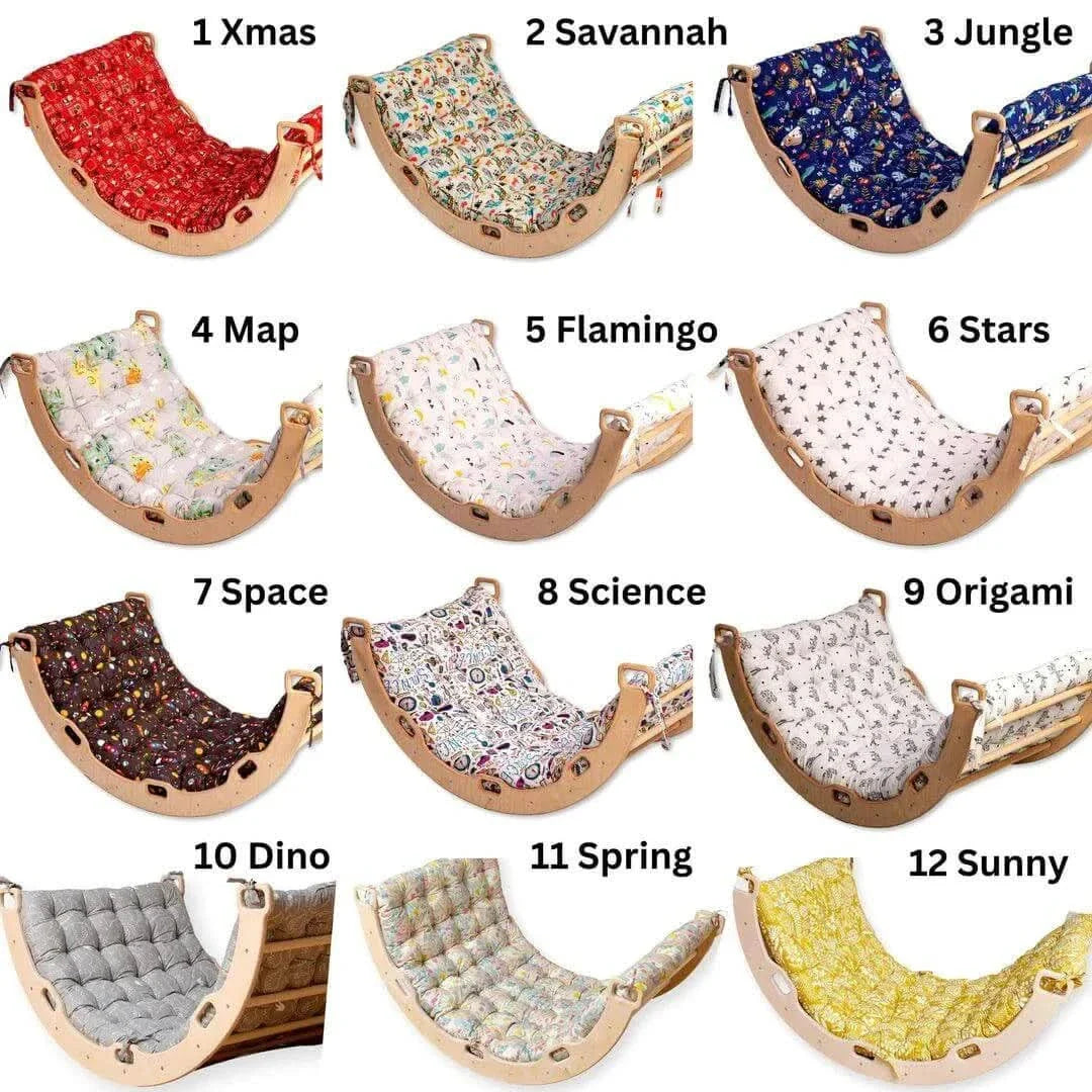 Climbing Triangle - Arch Rocker - XL Pillow and Ramp / 4 Pieces Set-1