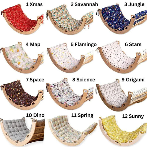 Climbing Triangle - Arch Rocker - XL Pillow and Ramp / 4 Pieces Set-1
