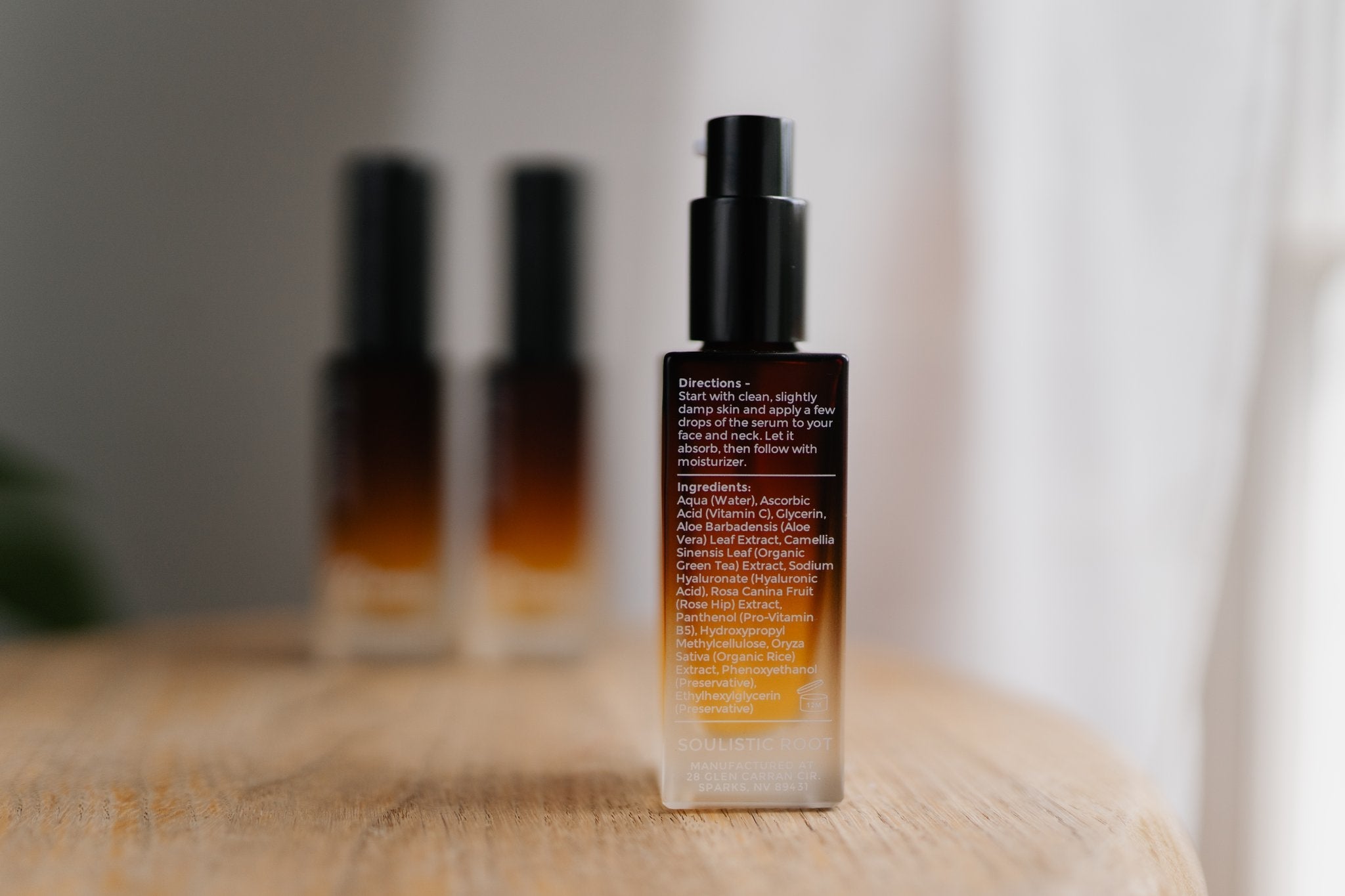 Renew Facial Serum – Hydrating Vitamin C + Hyaluronic Acid Skincare Soulistic Root