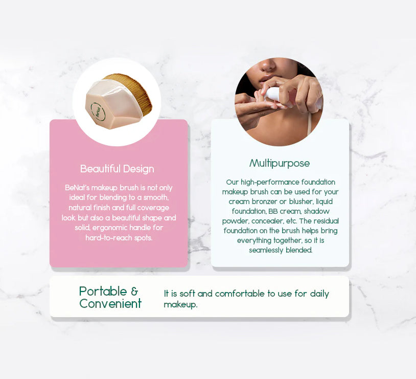 Foundation Makeup Brush BeNat