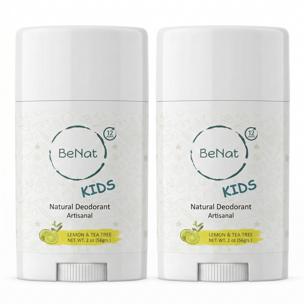 2-Pack all-Natural Deodorants for Kids & Teens BeNat