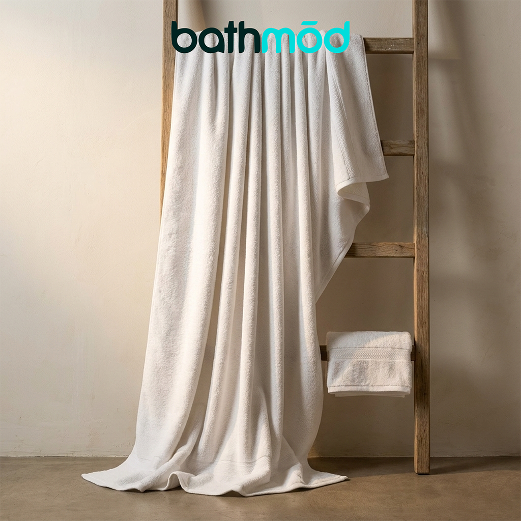 Luxury Organic Bath Sheets (Two Pack) - GOTS Certified, Soft, Eco-Friendly Bathmōd®