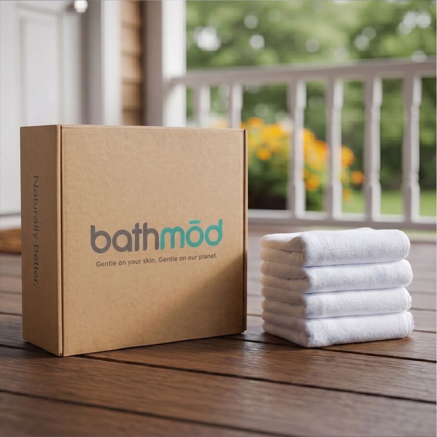 Luxury Organic Bath Mats (Four Pack) Bathmōd®