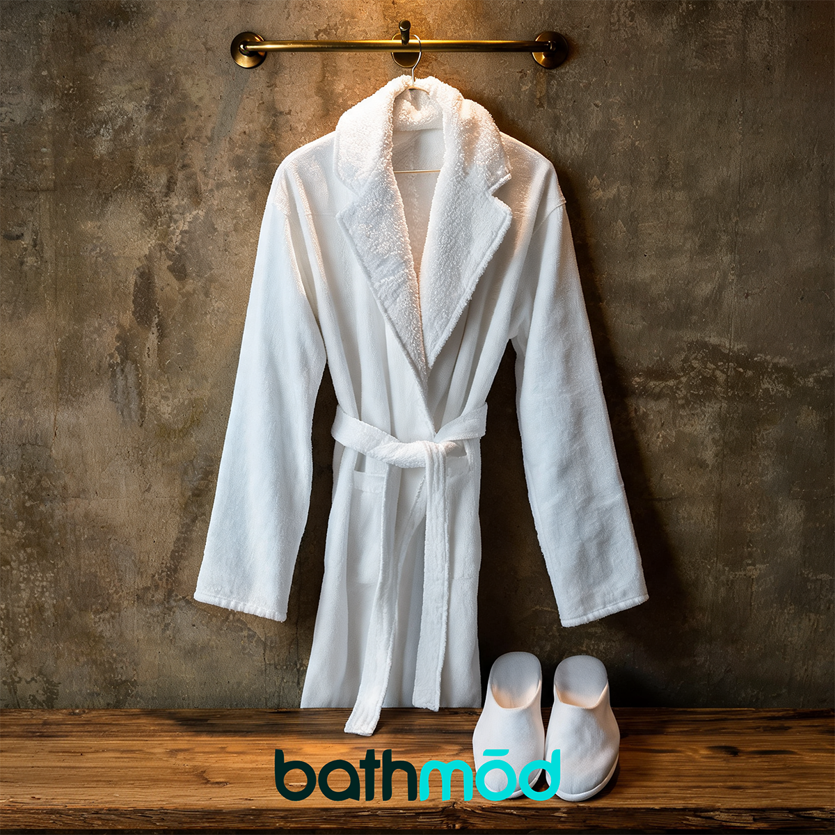 Luxury Organic Bathrobe & Slipper Set Bathmōd®