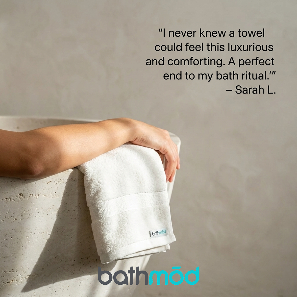Luxury Organic Bath Towels (Four Pack) Bathmōd®