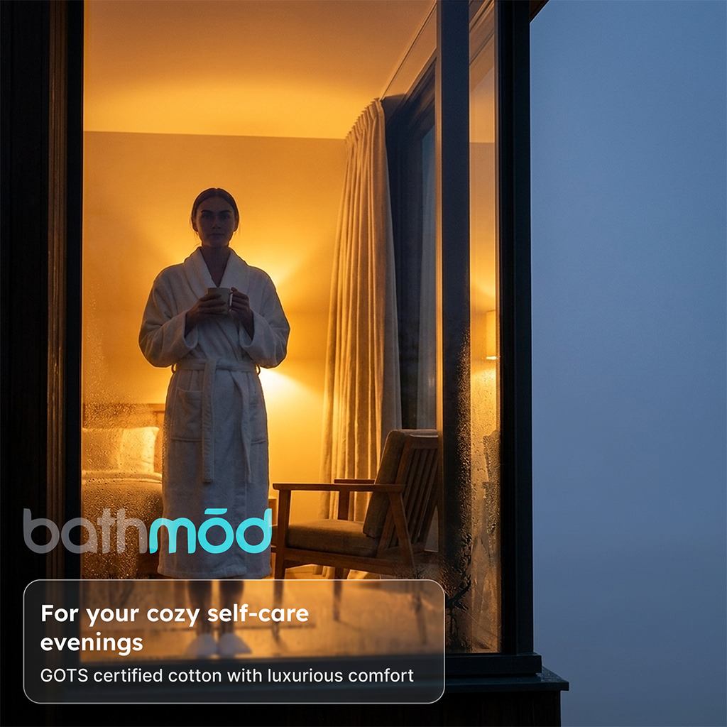 Luxury Organic Bathrobe & Slipper Set Bathmōd®